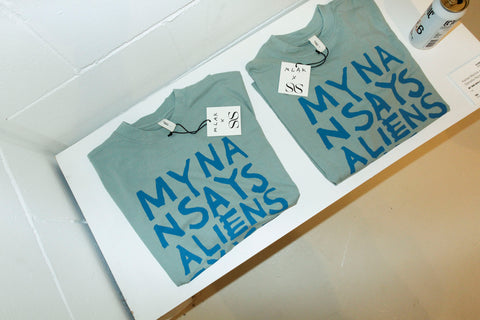 MLAK / Summer and Storm Collab Tee - My Nan Says Aliens Exist