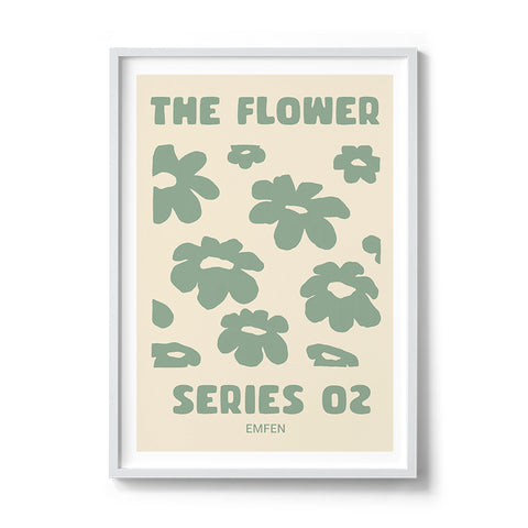 Flower Series 2 - Sage Green - We Sell Prints