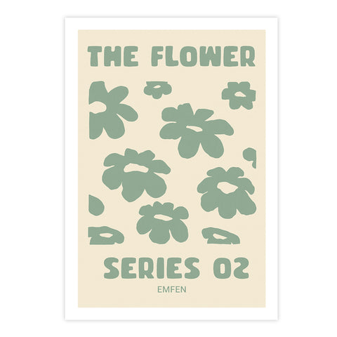 Flower Series 2 - Sage Green - We Sell Prints