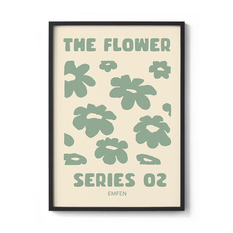 Flower Series 2 - Sage Green - We Sell Prints