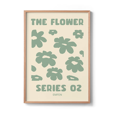 Flower Series 2 - Sage Green - We Sell Prints