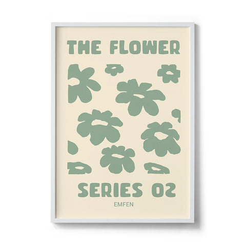 Flower Series 2 - Sage Green - We Sell Prints