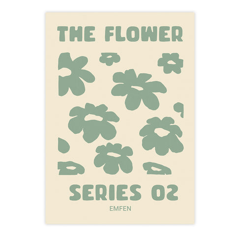 Flower Series 2 - Sage Green - We Sell Prints