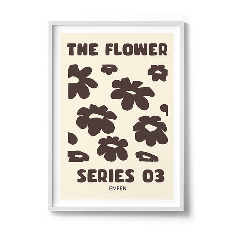 Flower Series 3 - Brown - We Sell Prints