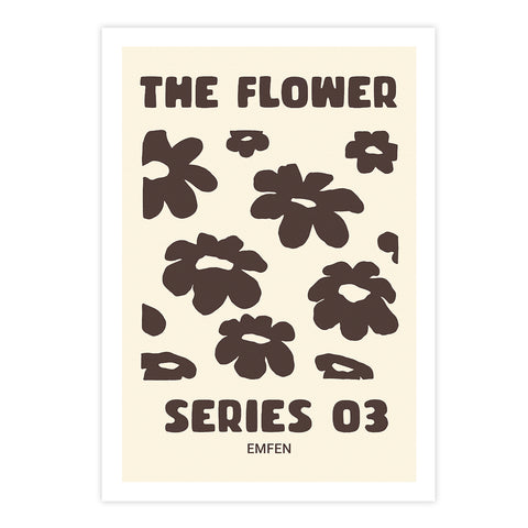 Flower Series 3 - Brown - We Sell Prints