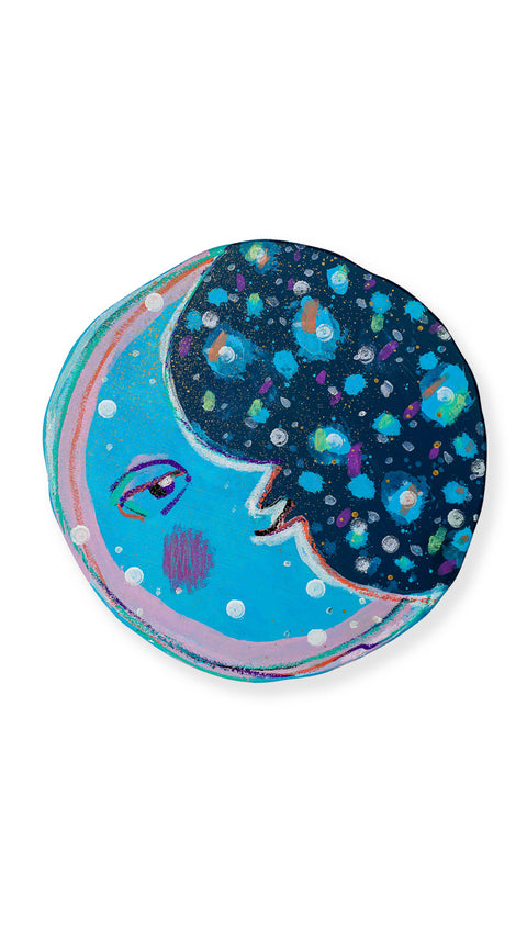 Moonface Wooden Cut, 2025