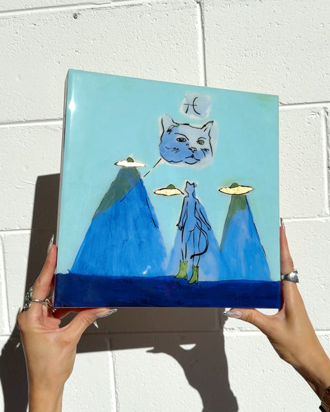 MLAK Zodiac Cat Resin Panel – Limited Edition