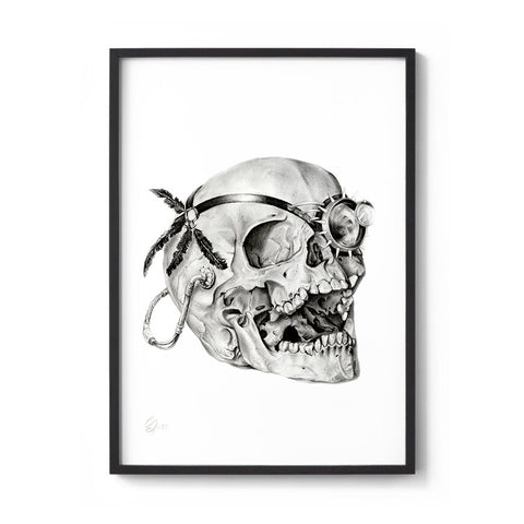 Steampunk Skull - We Sell Prints