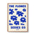 Flower Series 03 Electric Blue - Cream Background - We Sell Prints