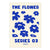 Flower Series 03 Electric Blue - Cream Background - We Sell Prints