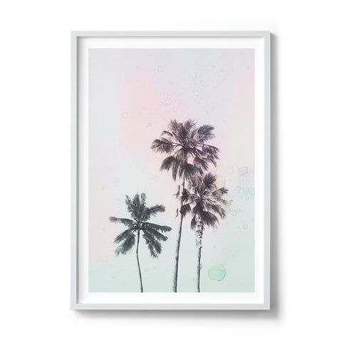 Water Colour Palm Trees - We Sell Prints