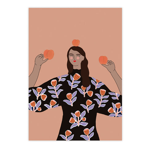 Peach Lady - We Sell Prints